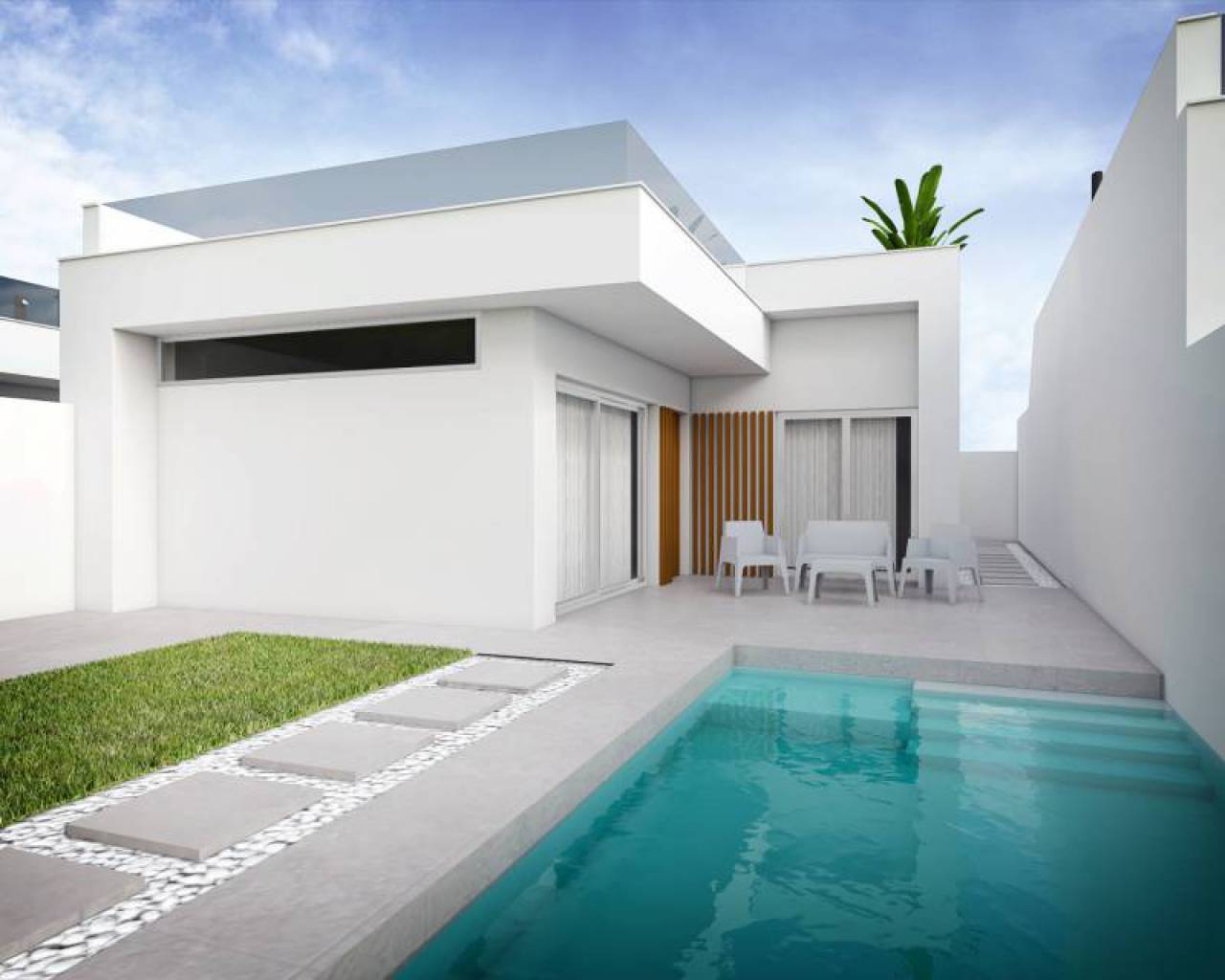 Semi-villa - New Build - Santiago de la Ribera - EUH-48549